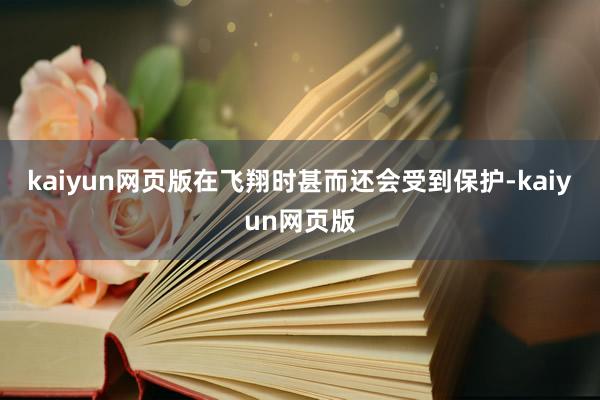 kaiyun网页版在飞翔时甚而还会受到保护-kaiyun网页版
